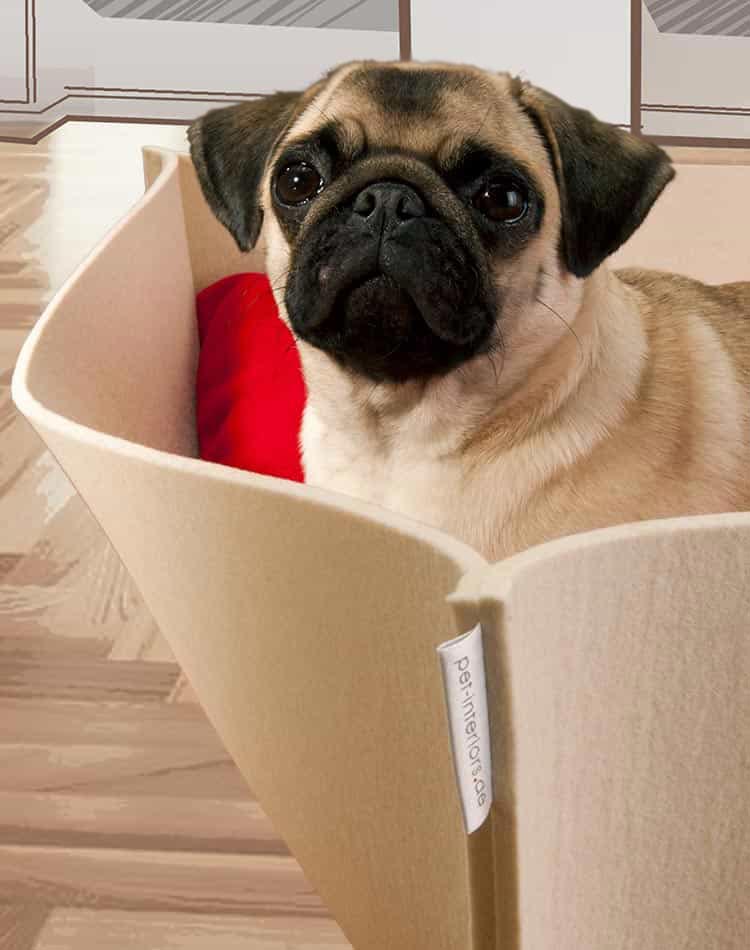 Dog bed with cushion BOWL
