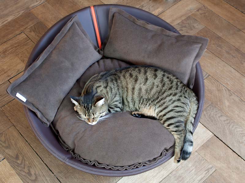 Cat bed out of leather in highend quality and great design!