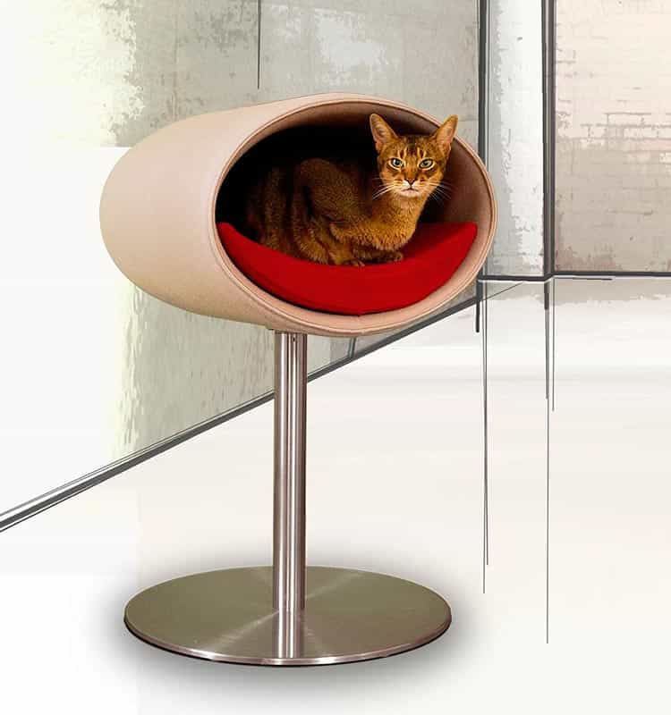 Unique cat scratcher RONDO Stand felt