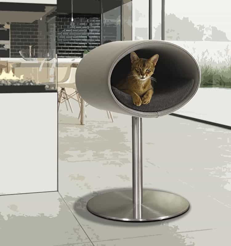 Unique cat scratcher RONDO Stand felt