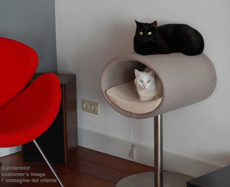 Unique cat scratcher RONDO Stand felt