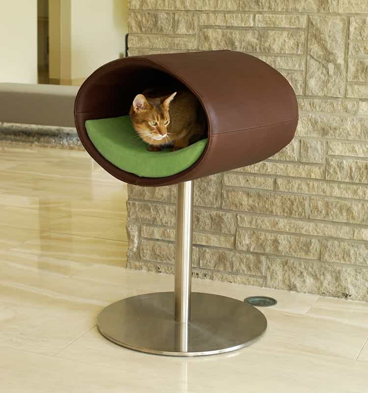 Design cat tree RONDO Stand Leather