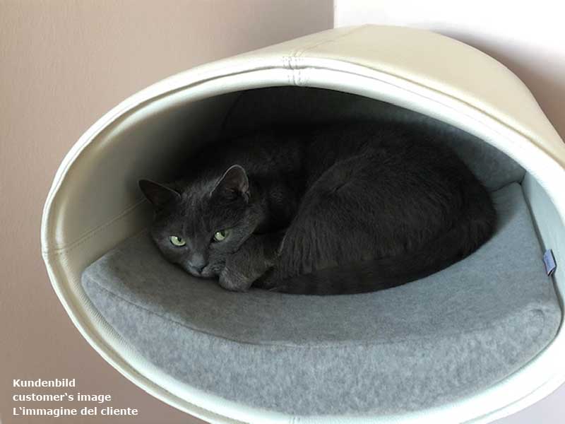 Design cat tree RONDO Stand Leather