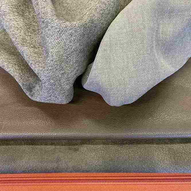 Material Detailansicht - Leder, Baumwollstoff, Velours von pet-interiors