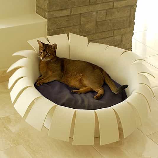 CROWN Filz mit 100% Latexf�llung im Katzenkissen