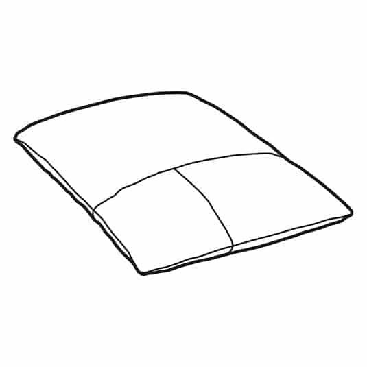 Dog bed cover for your Divan Quattro dog pillow
