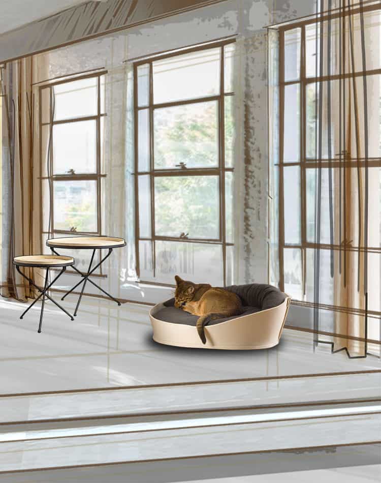 Designer Cat Beds Off 66, Goodwin Designer Round Cat Bed