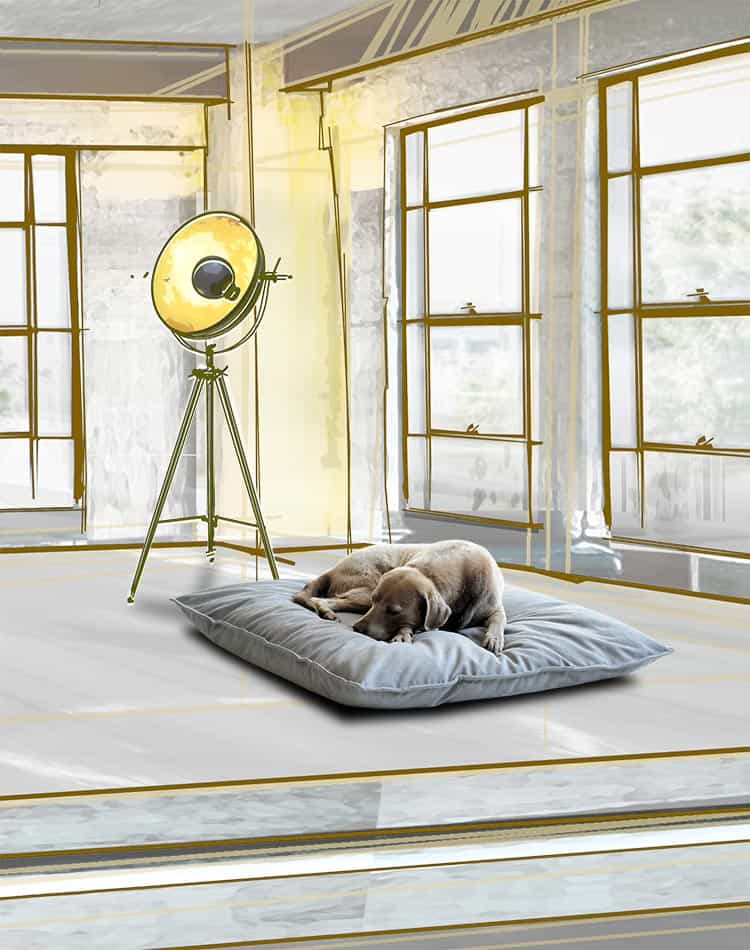 Dog cushion bed Divan UNO