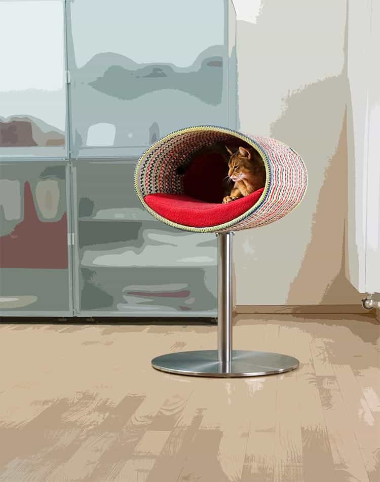 Classy cat tree RONDO Stand Crochet