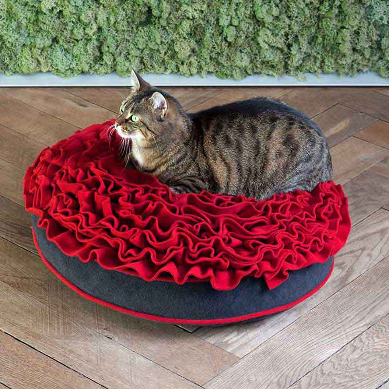 Round cat cushion Lounge ROSE