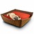 Dog basket Bowl faux leather