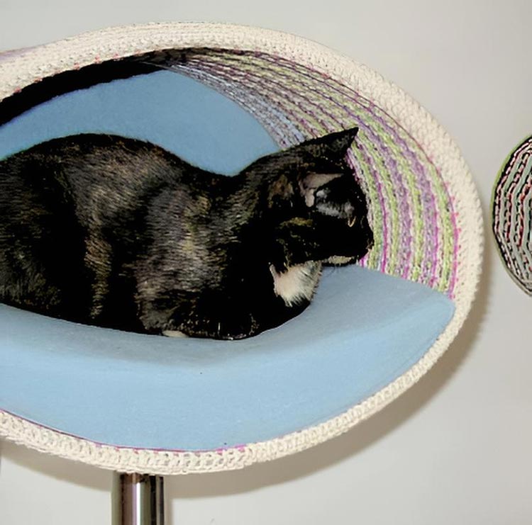 Classy cat tree RONDO Stand Crochet