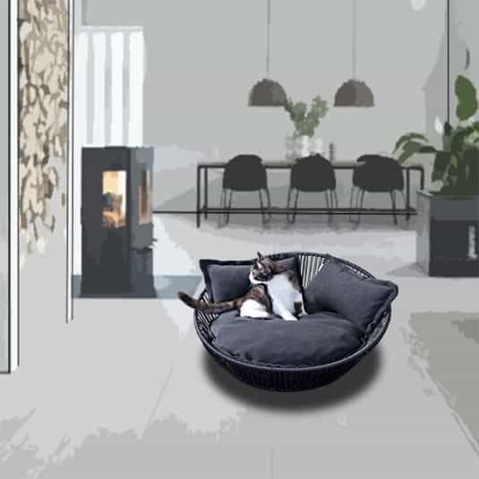 Braided cat basket  SIRO Saleen