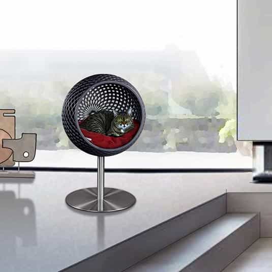 Cocoon design cat bed